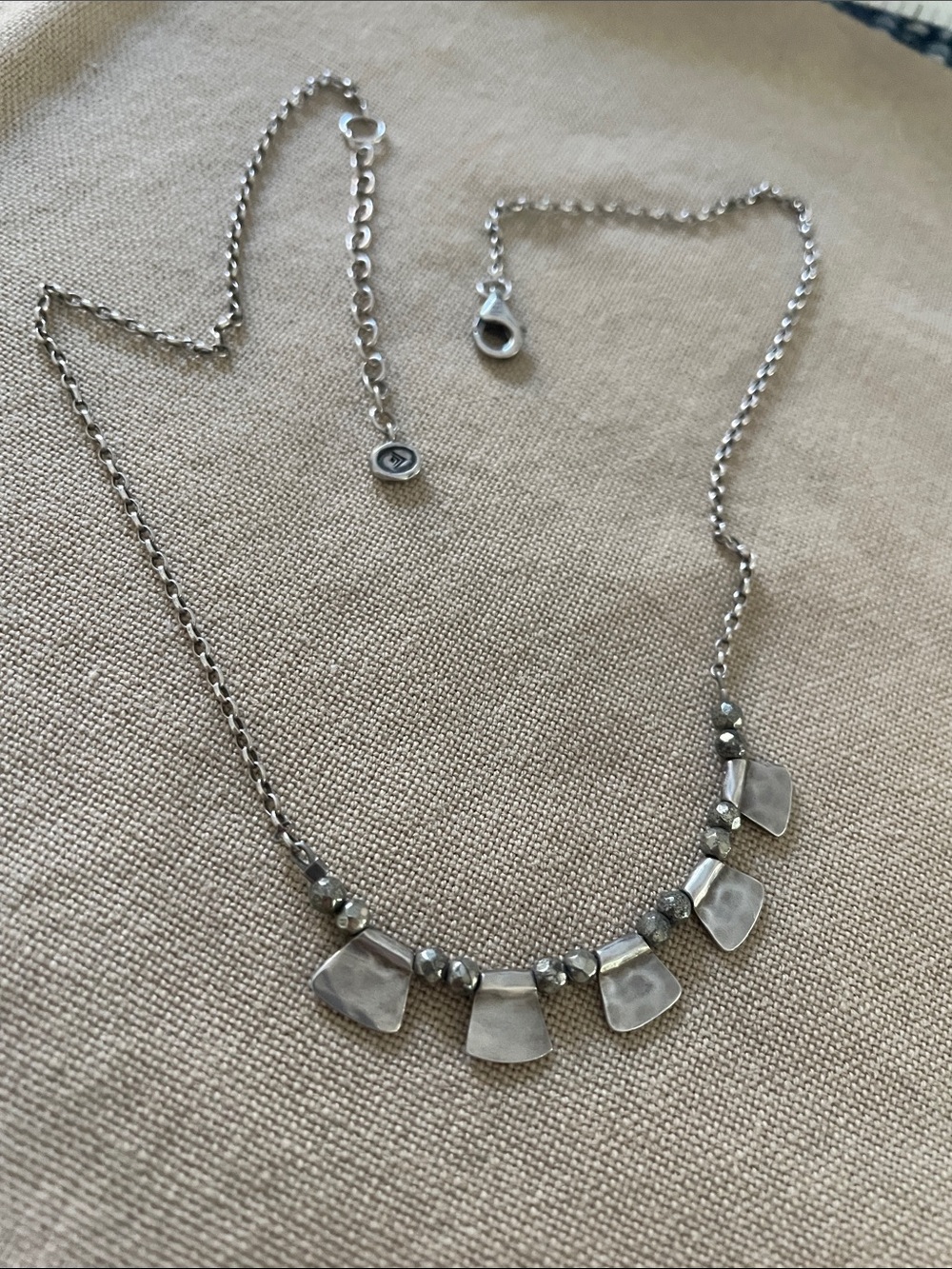 SILPADA hammered sterling necklace
